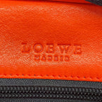 Loewe Handbag Amazona Red Black Leather — view 9