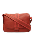 Hermes Bourlang Crossbody Shoulder Bag Rose Gyre Orange Taurillon Clemence
