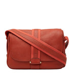 Hermes Bourlang Crossbody Shoulder Bag Rose Gyre Orange Taurillon Clemence