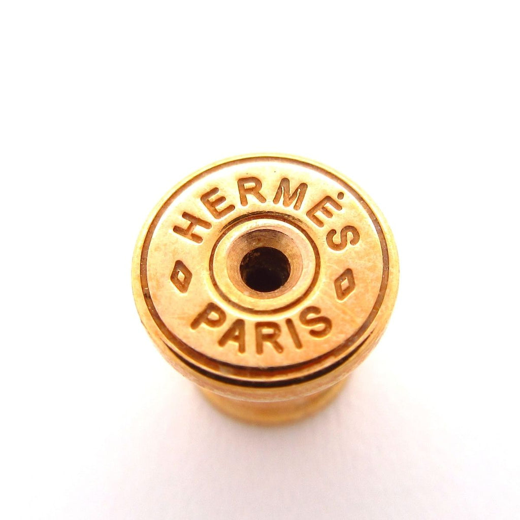 Hermes Earrings Mini Pop Light Gray Ju Pink Gold — view 5