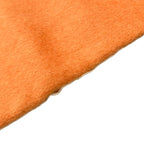 Hermes Scarf Ivory Orange Multi Feather Pattern Angora Silk — view 4