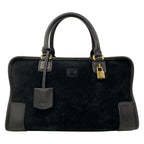Loewe Handbag Amazona 36 Black Leather
