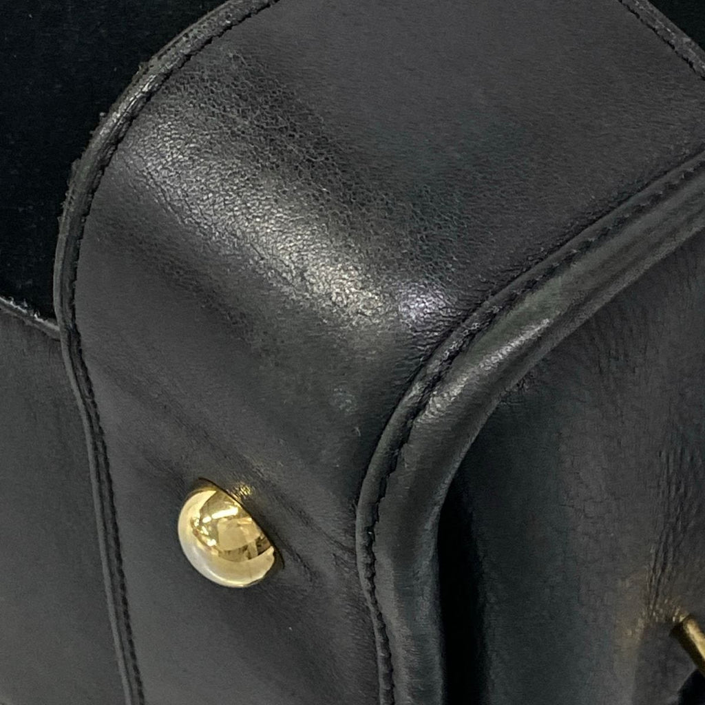 Loewe Handbag Amazona 36 Black Leather — view 6