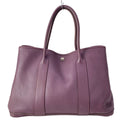 Hermes Tote Garden Party PM Cassis Silver