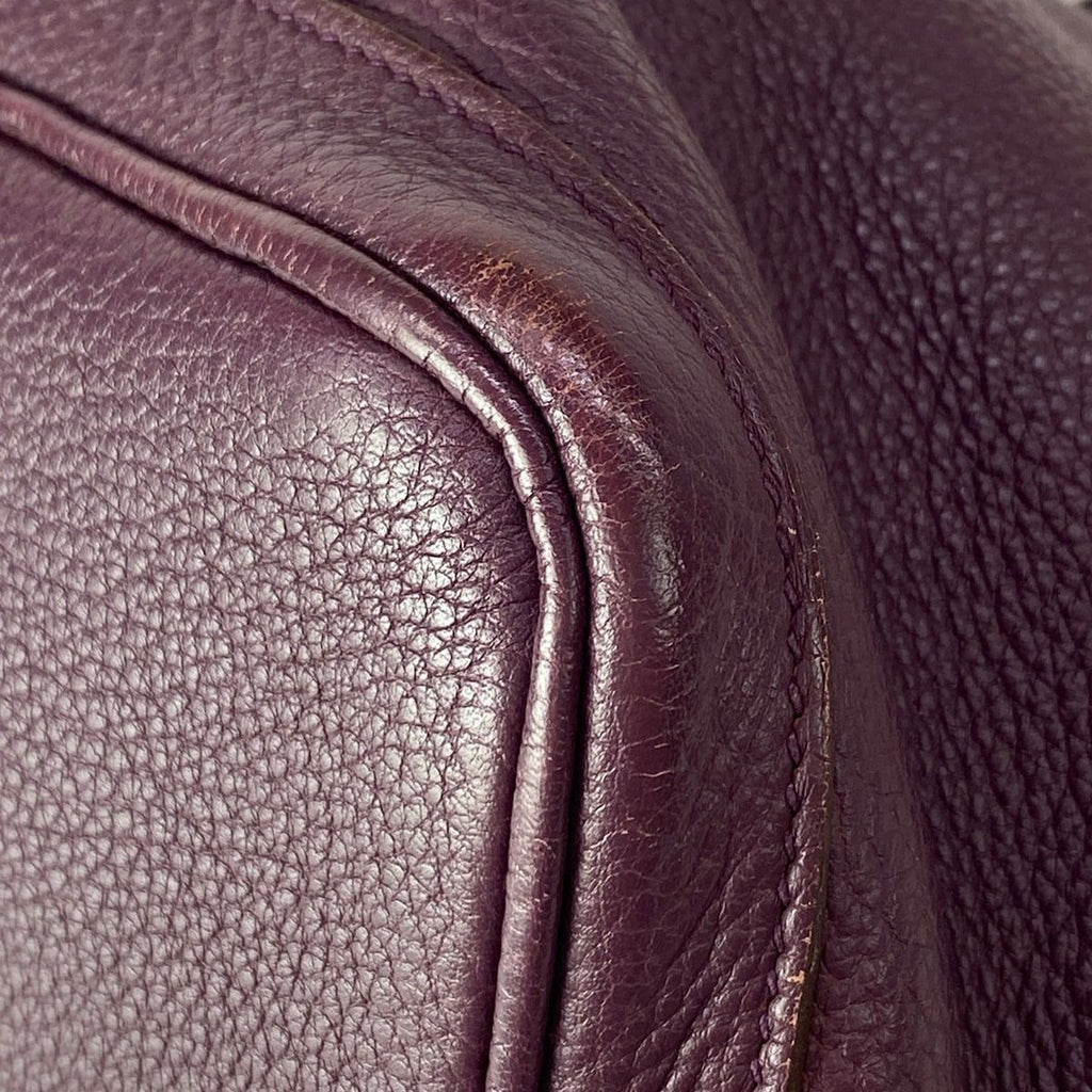 Hermes Tote Garden Party PM Cassis Silver — view 6