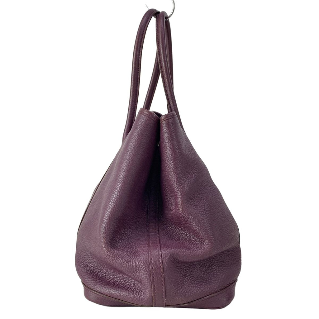 Hermes Tote Garden Party PM Cassis Silver — view 4