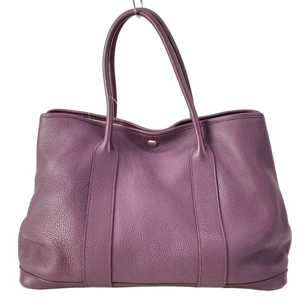 Hermes Tote Garden Party PM Cassis Silver — view 3
