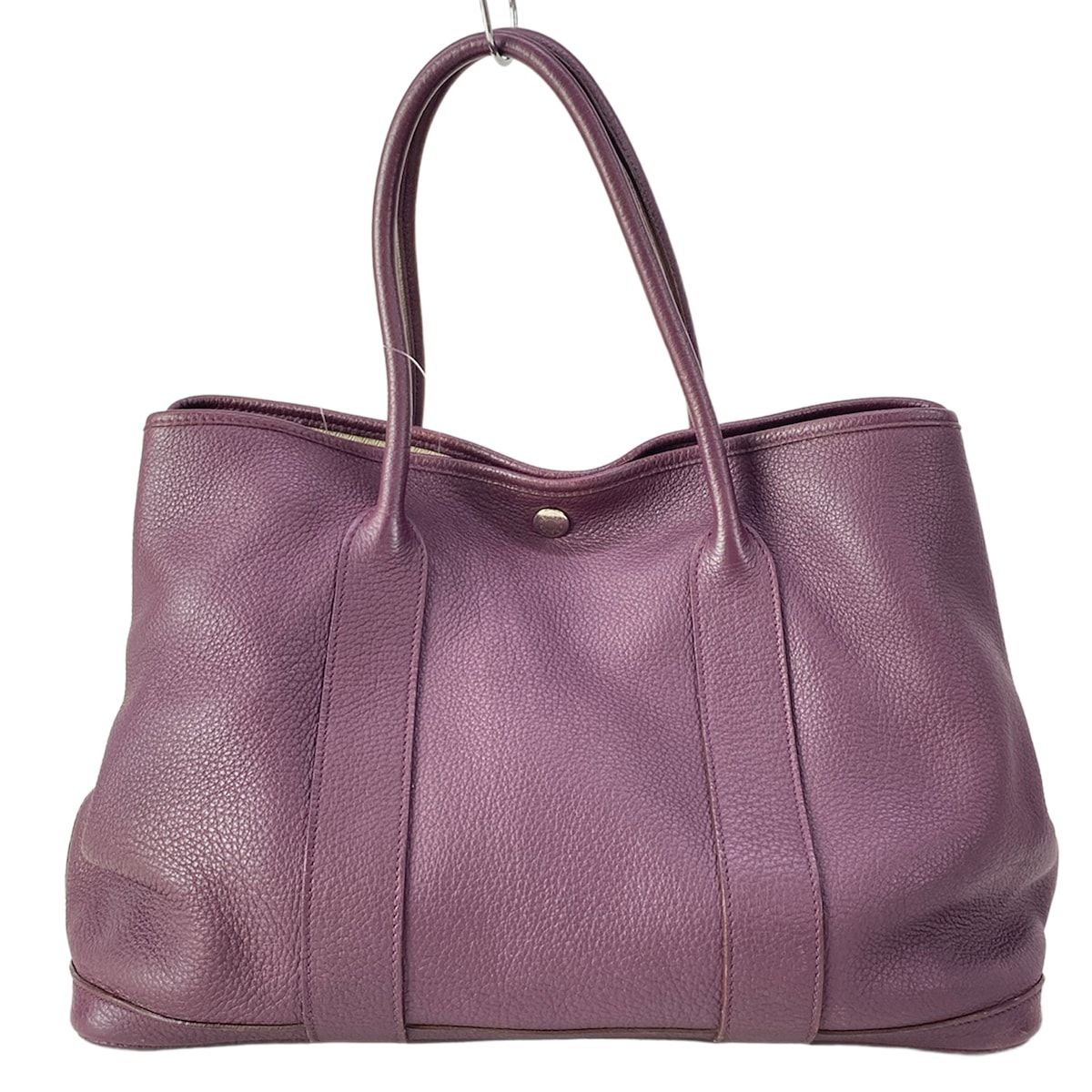Hermes Tote Garden Party PM Cassis Silver — view 3