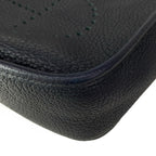 Hermes Shoulder Bag Evelyne GM Dark Navy Silver — view 6