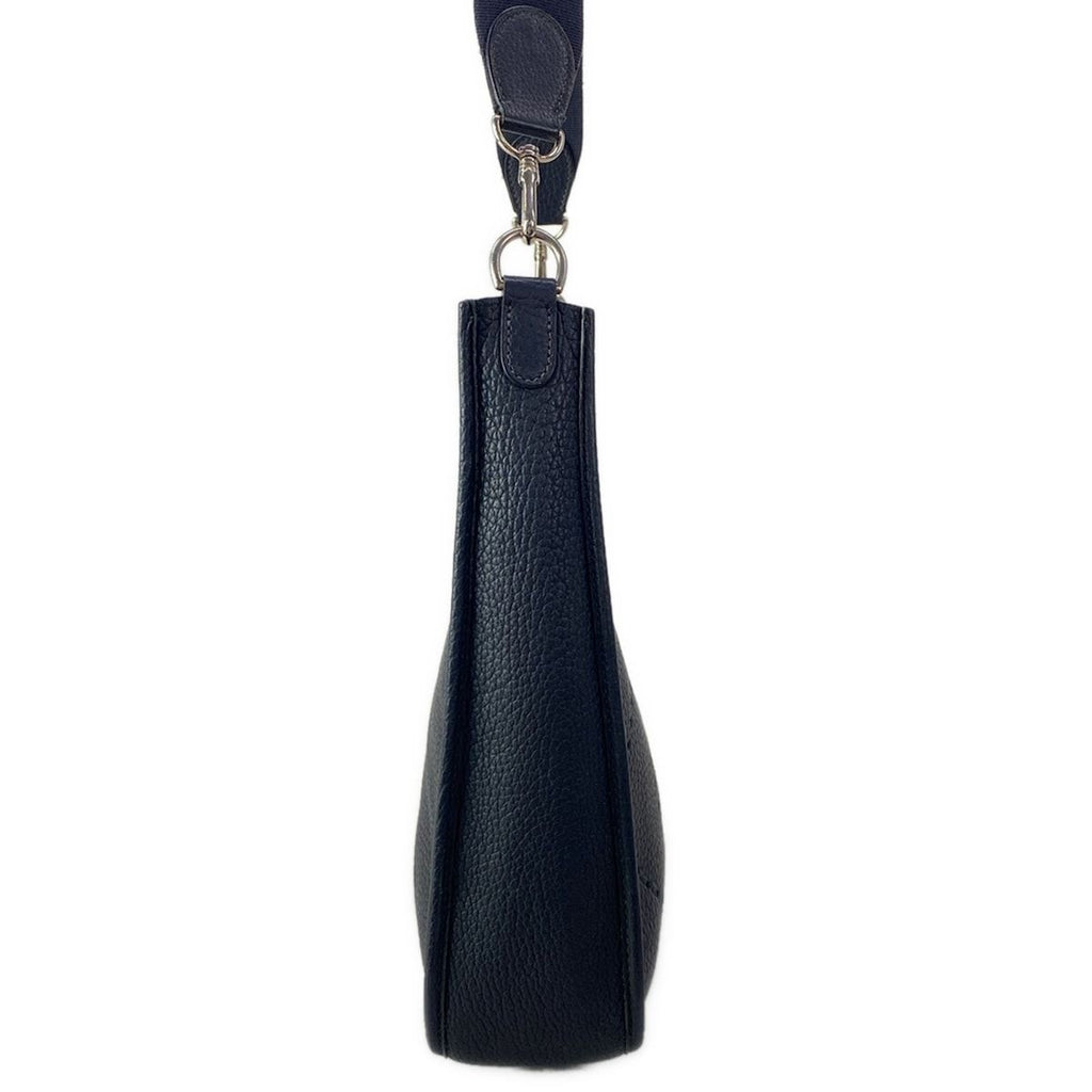 Hermes Shoulder Bag Evelyne GM Dark Navy Silver — view 2