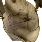 Celine Shoulder Bag Sangles Brown Leather — view 7