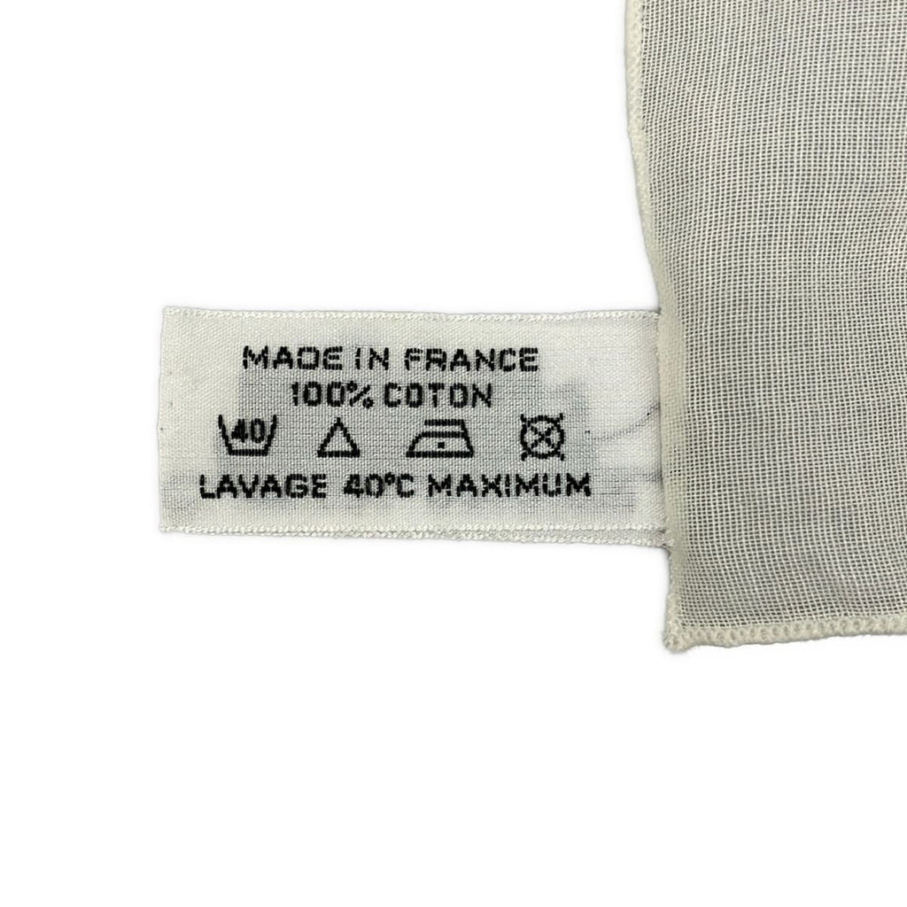 Hermes Shawl White Orange Multi Pareo Fish Cotton — view 3
