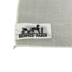 Hermes Shawl White Orange Multi Pareo Fish Cotton — view 2