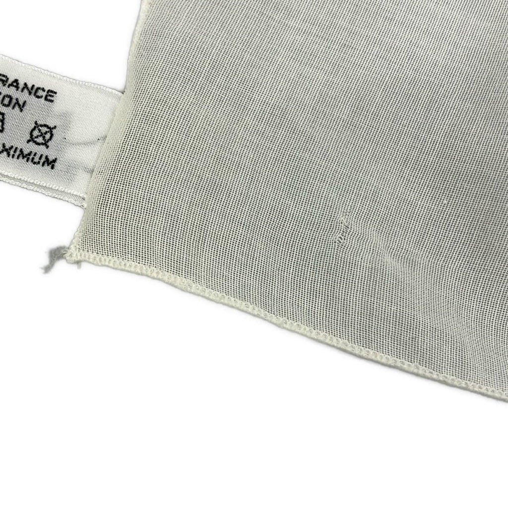 Hermes Shawl White Orange Multi Pareo Fish Cotton — view 4