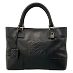 Loewe Tote American Black Leather