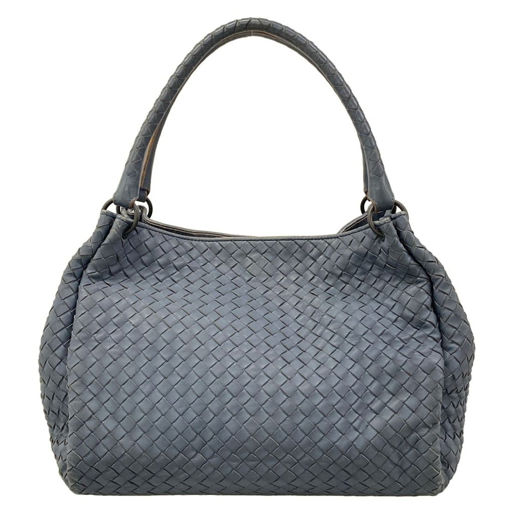 Bottega Veneta Tote Parachute Light Blue Leather