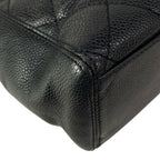 Chanel Tote Quilted Black Silver — view 7