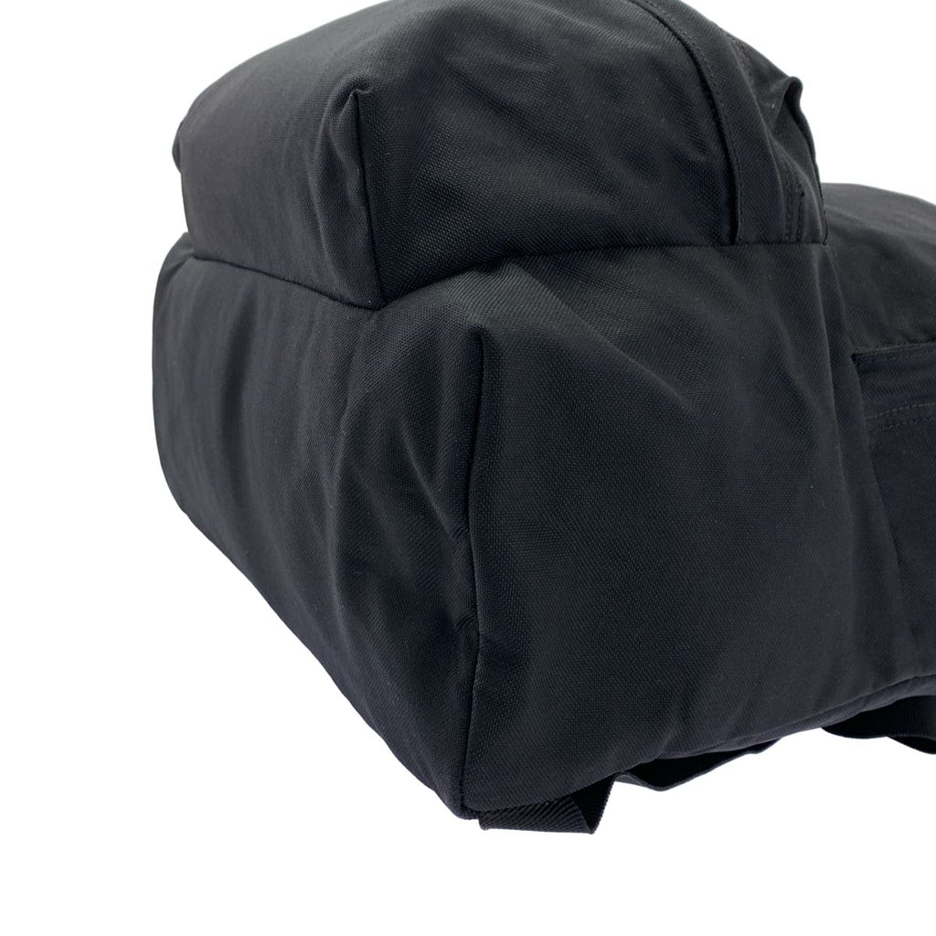 Celine Nylon Logo Zip Backpack Black — view 7