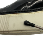 Hermes Patent Leather Platform Side Gore Boots 37 Black — view 8