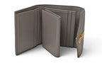 Saint Laurent Paris Wallet Trifold Multi Fold YSL Quilted Gray — view 6