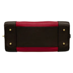 Loewe Handbag Amazona 28 Pink Gray Beige Dark Brown Leather — view 5