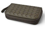 Bottega Veneta Card Case Coin Mini Wallet Intrecciato Leather Khaki Gray — view 5
