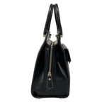 Saint Laurent Paris Handbag Light Gray Black Leather — view 2
