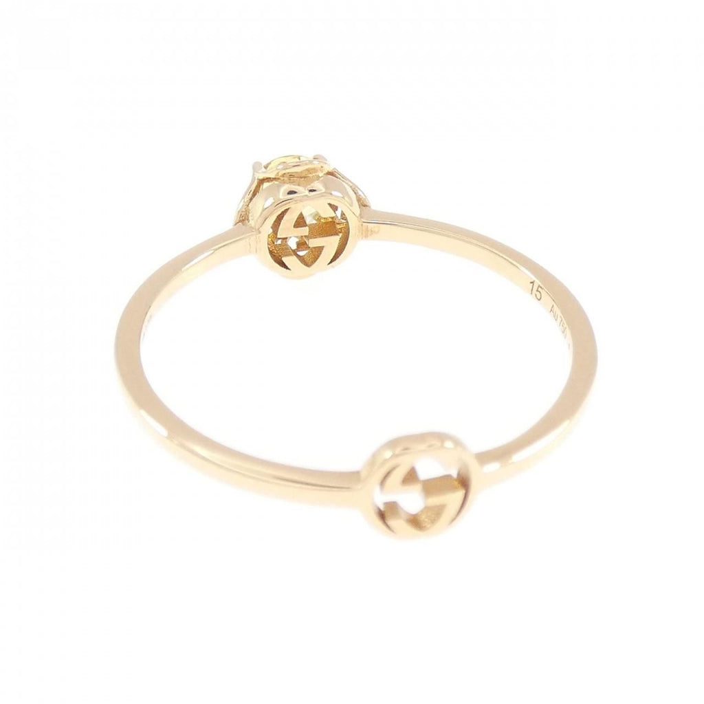 Gucci Interlocking Ring Gold — view 3