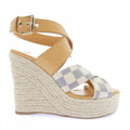 Louis Vuitton Espadrilles Damier Azur Star Boardline Sandals