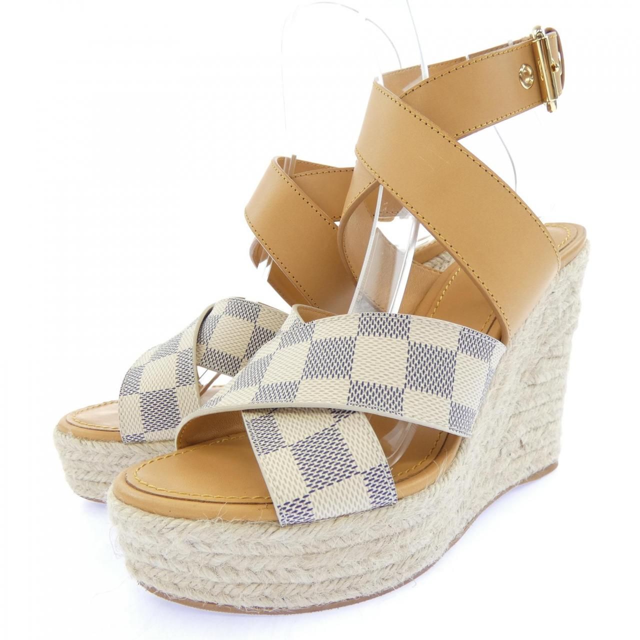 Louis Vuitton Espadrilles Damier Azur Star Boardline Sandals — view 3