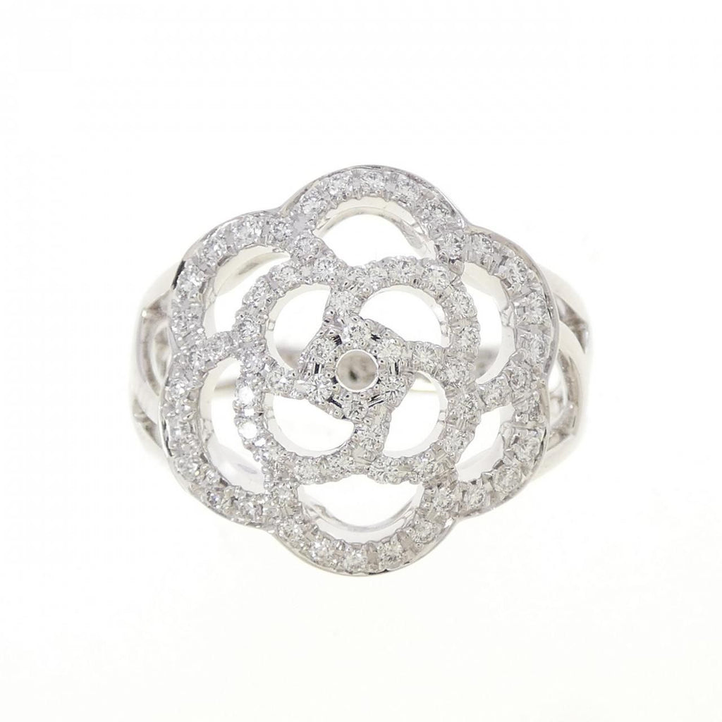 Chanel Camellia Ring White Gold
