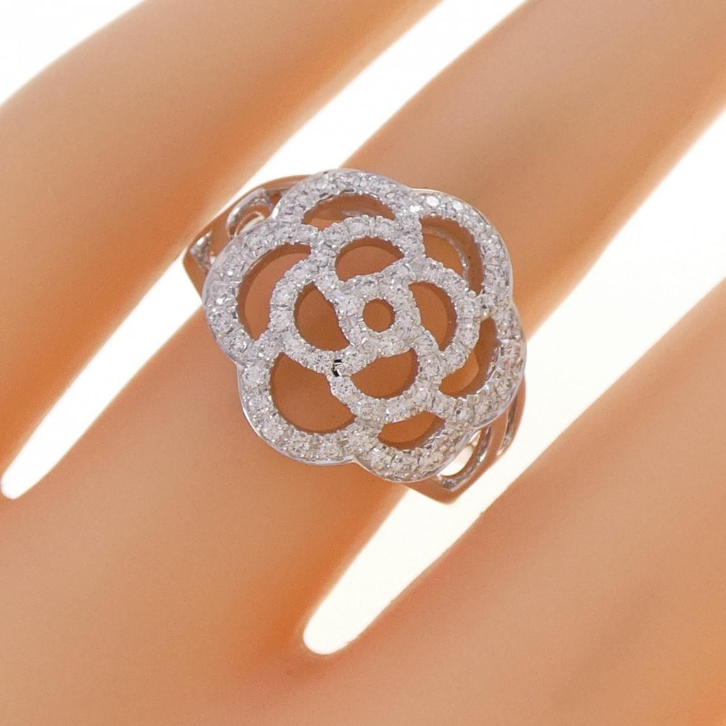 Chanel Camellia Ring White Gold