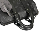 Louis Vuitton Eclipse Bandouliere Keepall 25 Handbag Black — view 6