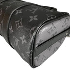 Louis Vuitton Eclipse Bandouliere Keepall 25 Handbag Black — view 9
