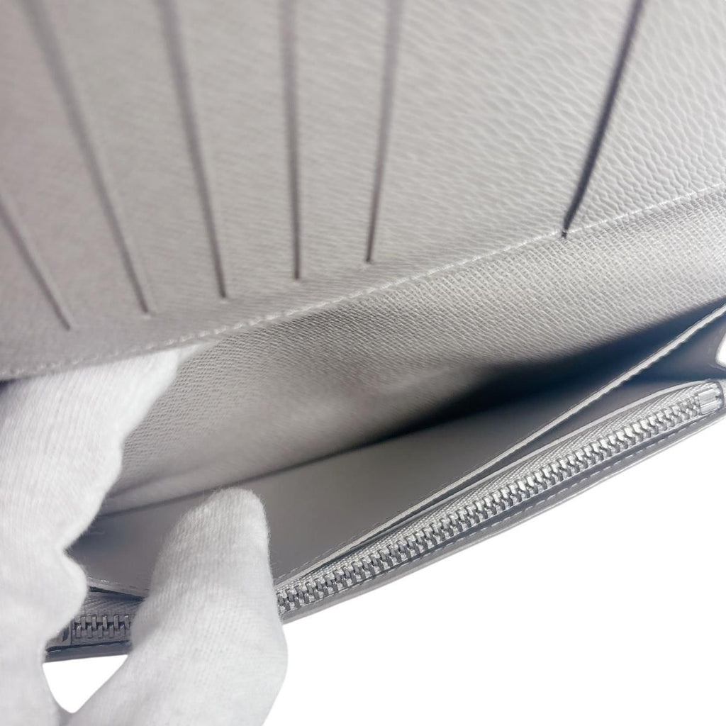 Louis Vuitton Damier Graphite Bifold Wallet Portefeuille Brazza Black Gray — view 9