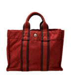 Hermes Handbag Canvas Fourre Tout PM