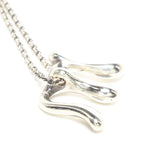 Tiffany & Co Necklace Alphabet Letter Pendant M Elsa Peretti — view 7