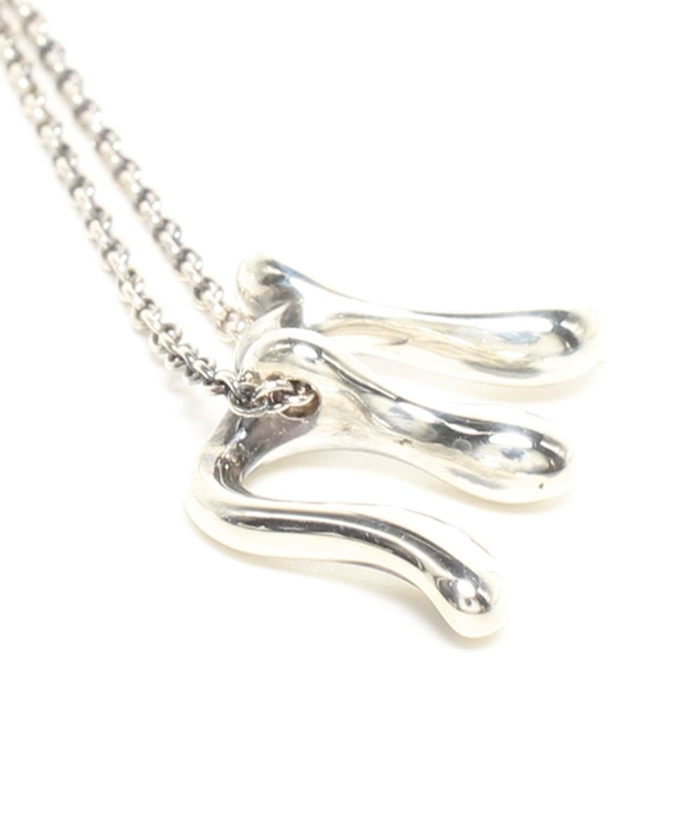 Tiffany & Co Necklace Alphabet Letter Pendant M Elsa Peretti — view 7