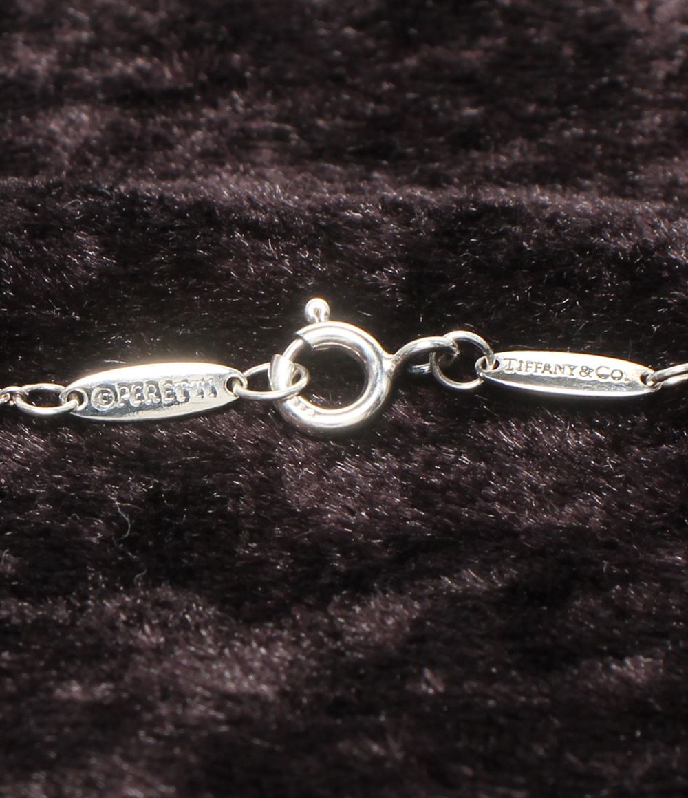 Tiffany & Co Necklace Alphabet Letter Pendant M Elsa Peretti — view 4