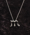 Tiffany & Co Necklace Alphabet Letter Pendant M Elsa Peretti