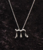 Tiffany & Co Necklace Alphabet Letter Pendant M Elsa Peretti