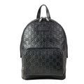 Gucci Backpack Guccissima Line Black Leather