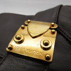 Louis Vuitton Boots Cross Belt LV Logo Gold Leather Short Shoes — view 7