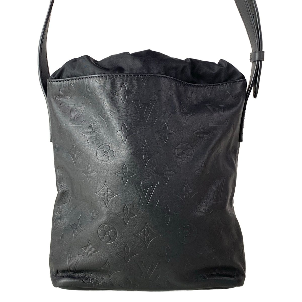 Louis Vuitton Shoulder Bag Monogram Shadow Nano Leather — view 3
