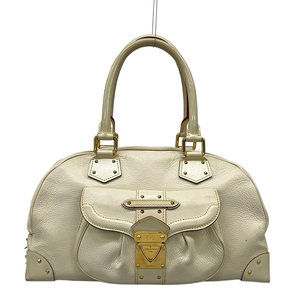 Louis Vuitton Handbag Suhali Super Lube Blanc Leather