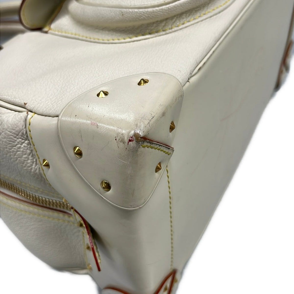 Louis Vuitton Handbag Suhali Super Lube Blanc Leather — view 6