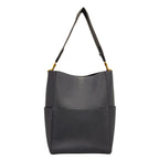 Celine Shoulder Bag Sangles Dark Gray Strap Removable — view 3