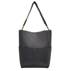 Celine Shoulder Bag Sangles Dark Gray Strap Removable