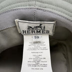 Hermes Hat Harper Series Cotton 59 Hat Bucket — view 8