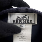 Hermes Beret Gabriel Series Clou de Sel Linen 57 — view 9
